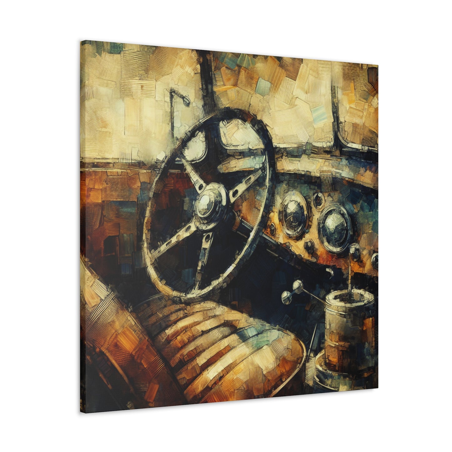 "Wheel Symphony" - Canvas