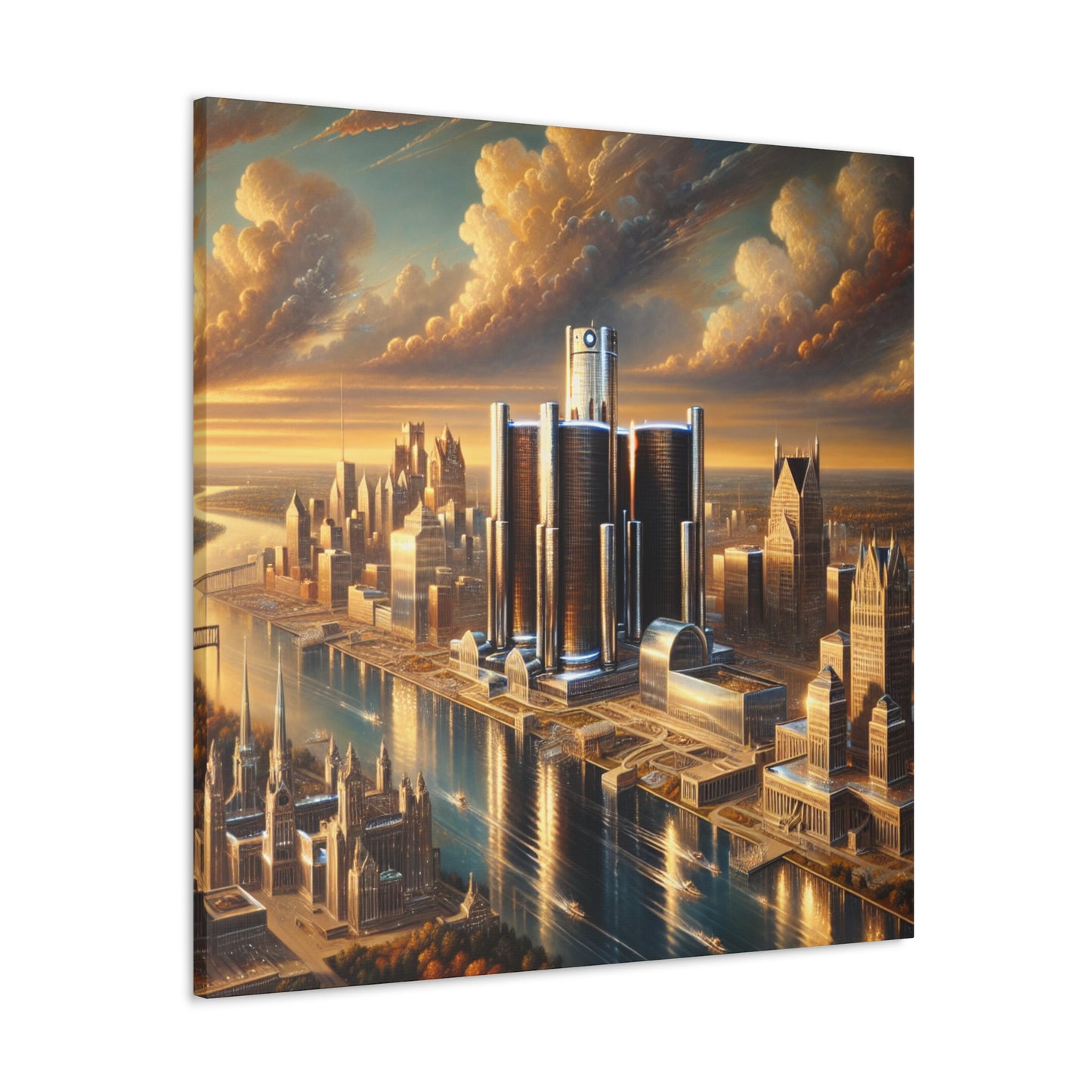 "Detroit's Resplendent Renaissance" - Canvas