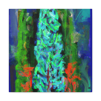 Cypress Tree Reflection - Canvas