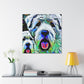 "Majestic White Great Pyrenees" - Canvas