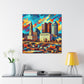 "Vibrant Columbus Dawn" - Canvas