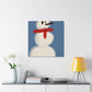 Snowman in Simplicity - Canvas