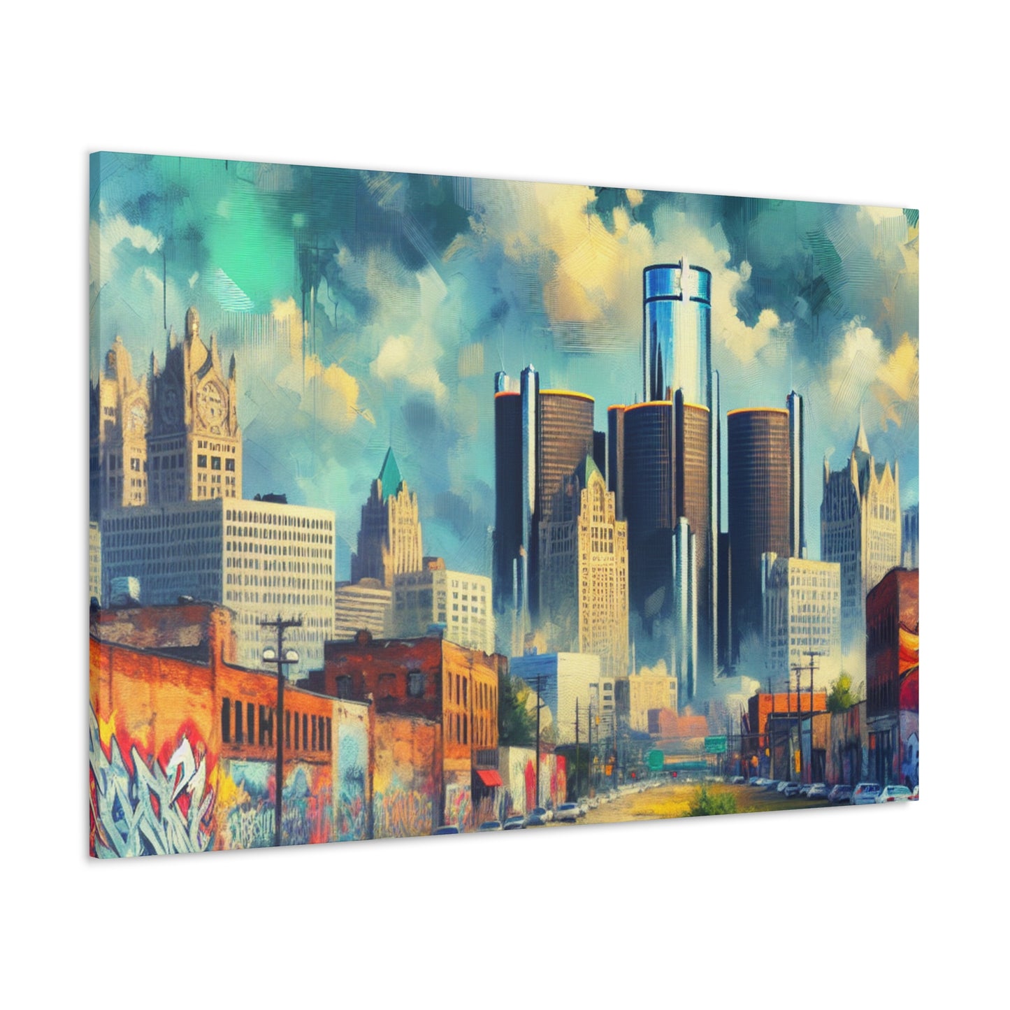 "Motor City Renaissance" - Canvas