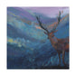 Deer in the Forest - Canvas