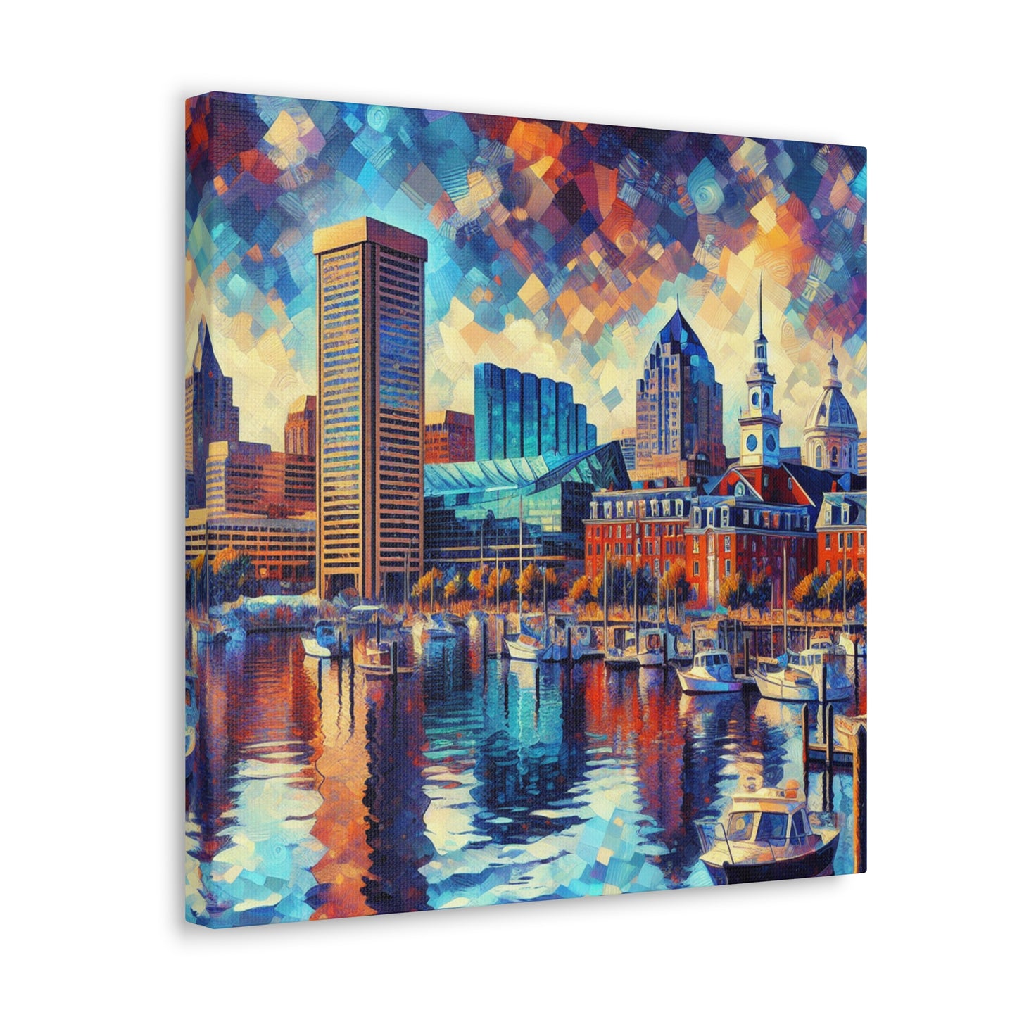 Urban Harmony Unveiled - Canvas