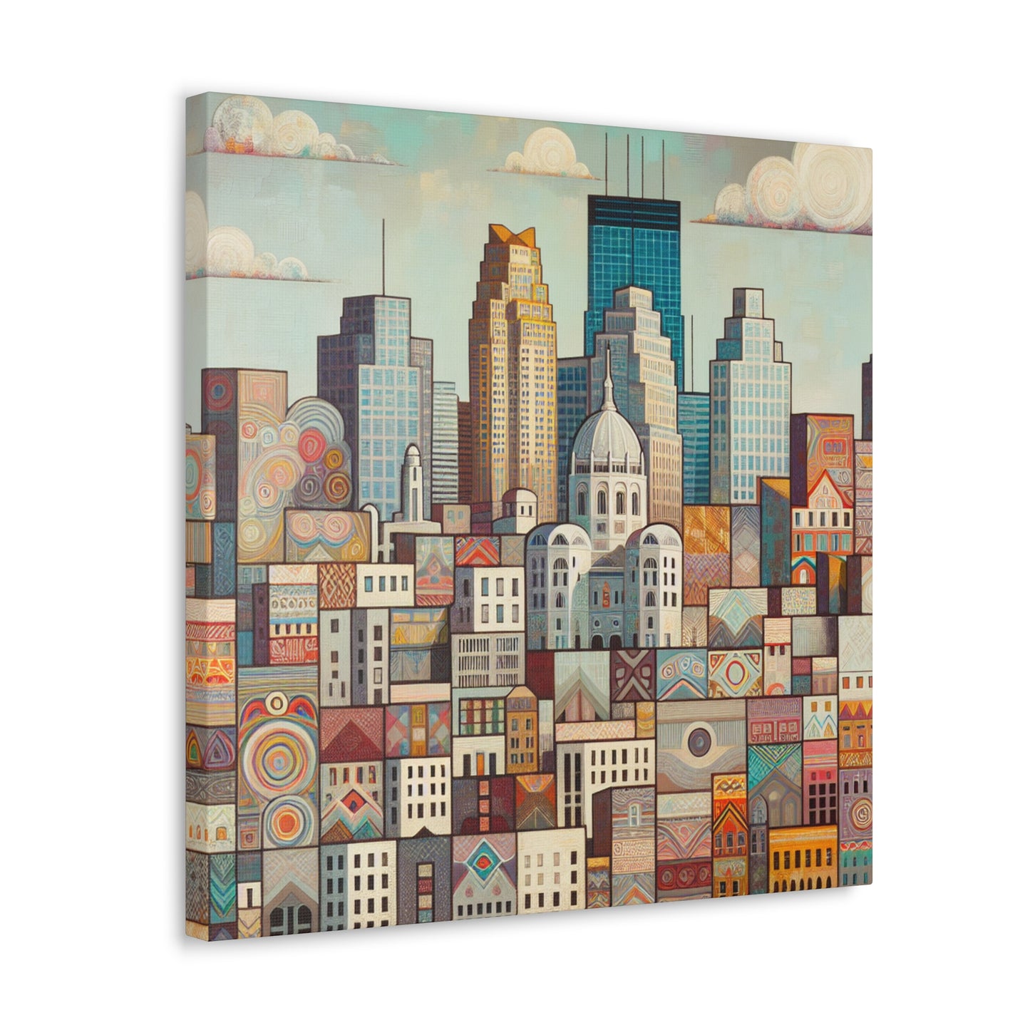 "Vibrant Minneapolis Melody" - Canvas