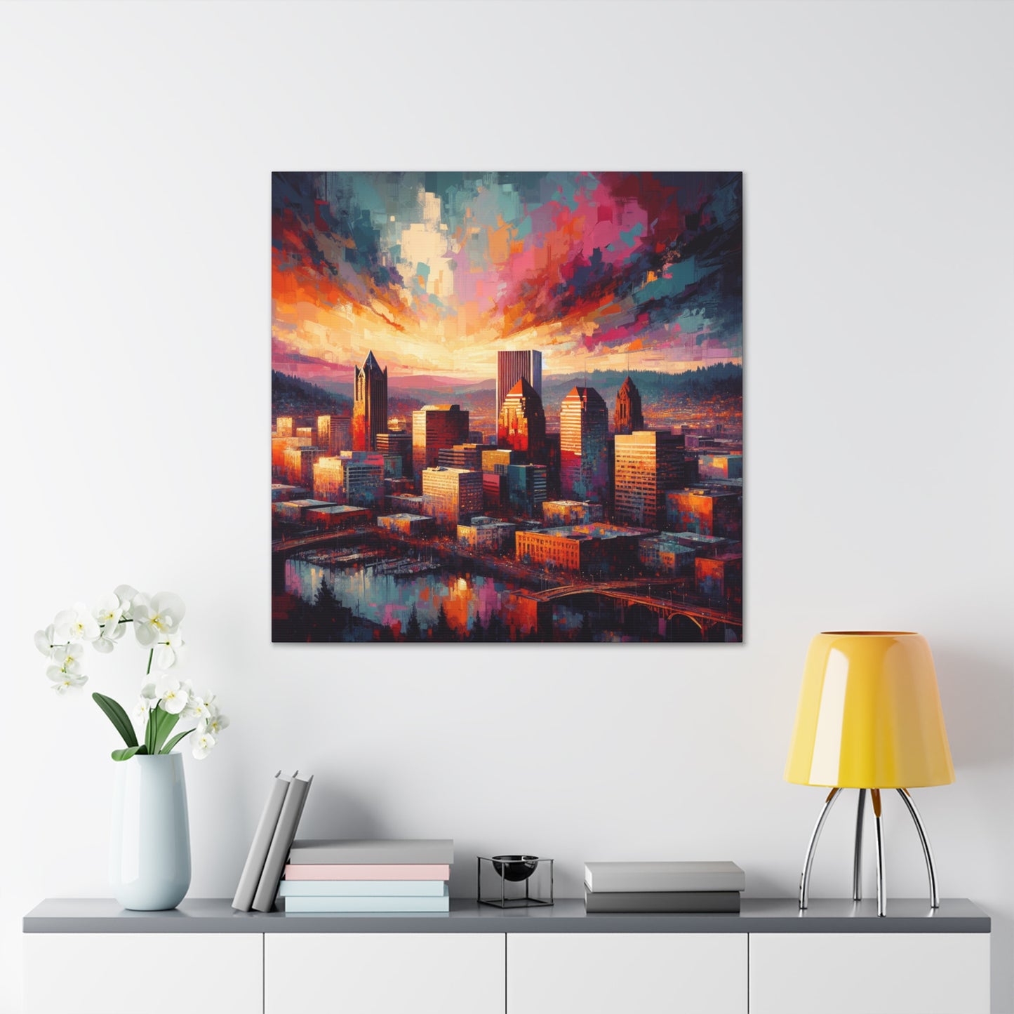 "Pioneer City Symphony" - Canvas