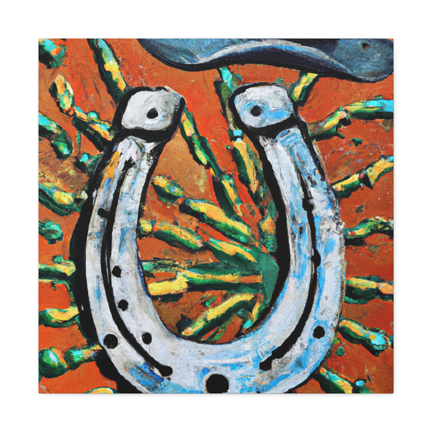 "Horseshoe Forge: Art" - Canvas