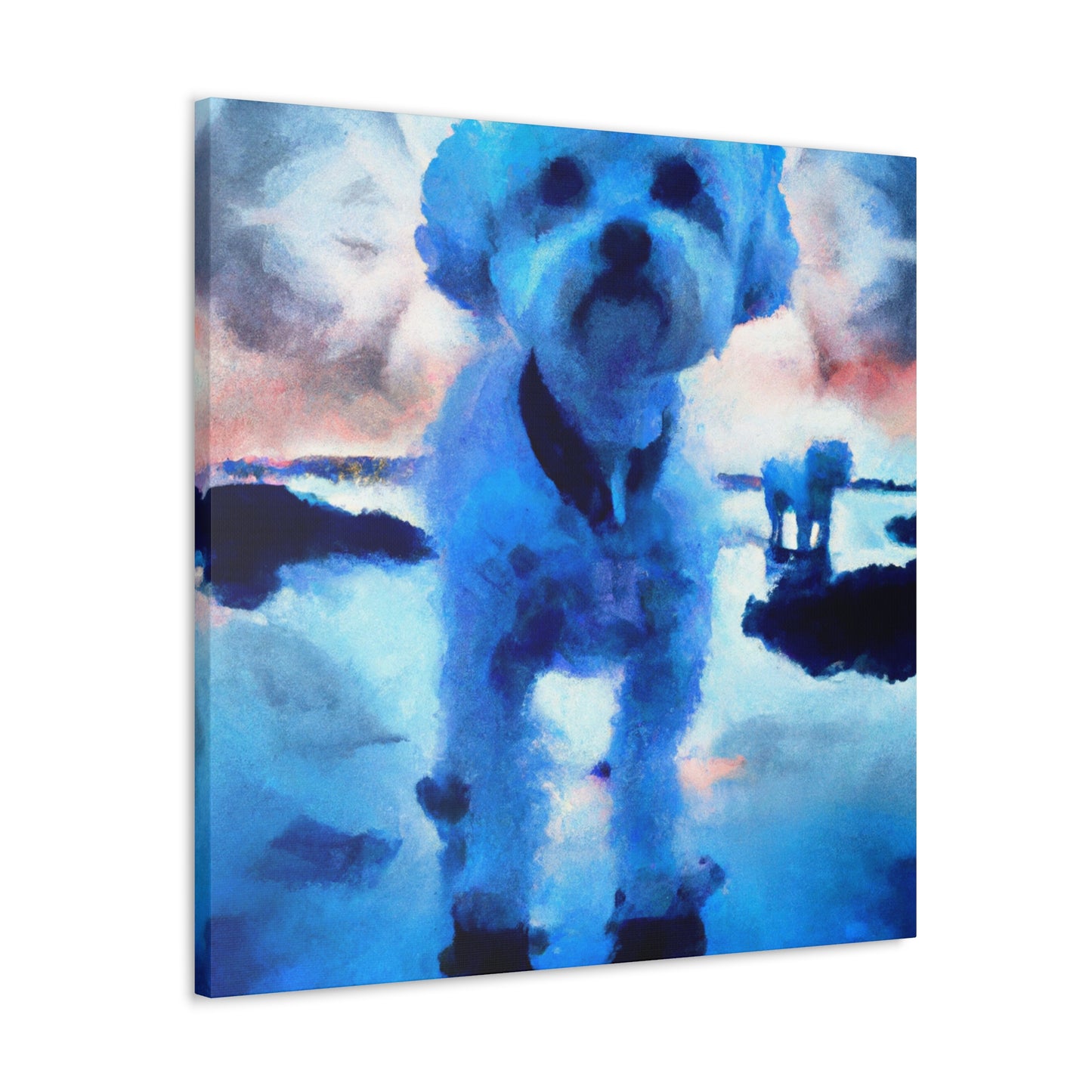 "Bichon Frise Bloom" - Canvas