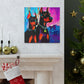 Rocking Doberman Art - Canvas