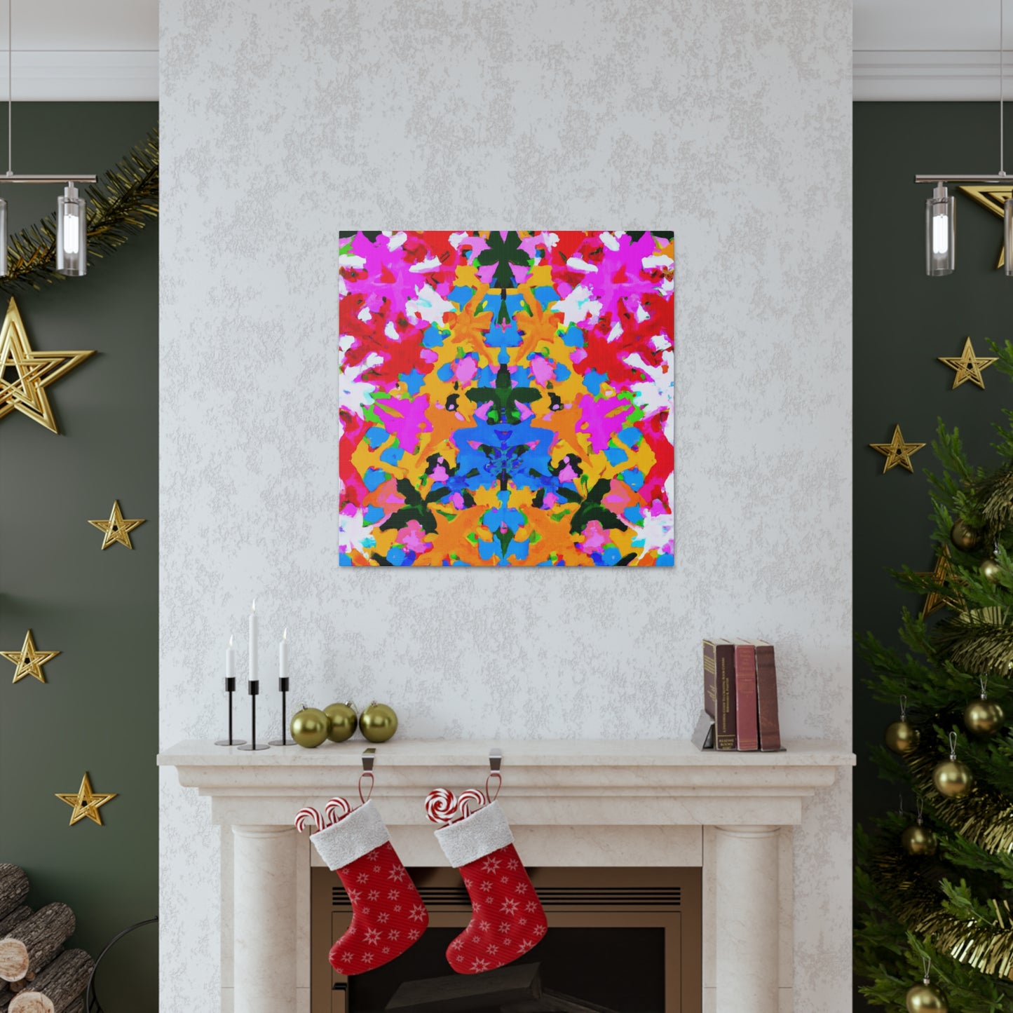 "Festive Tree Deco Dream" - Canvas