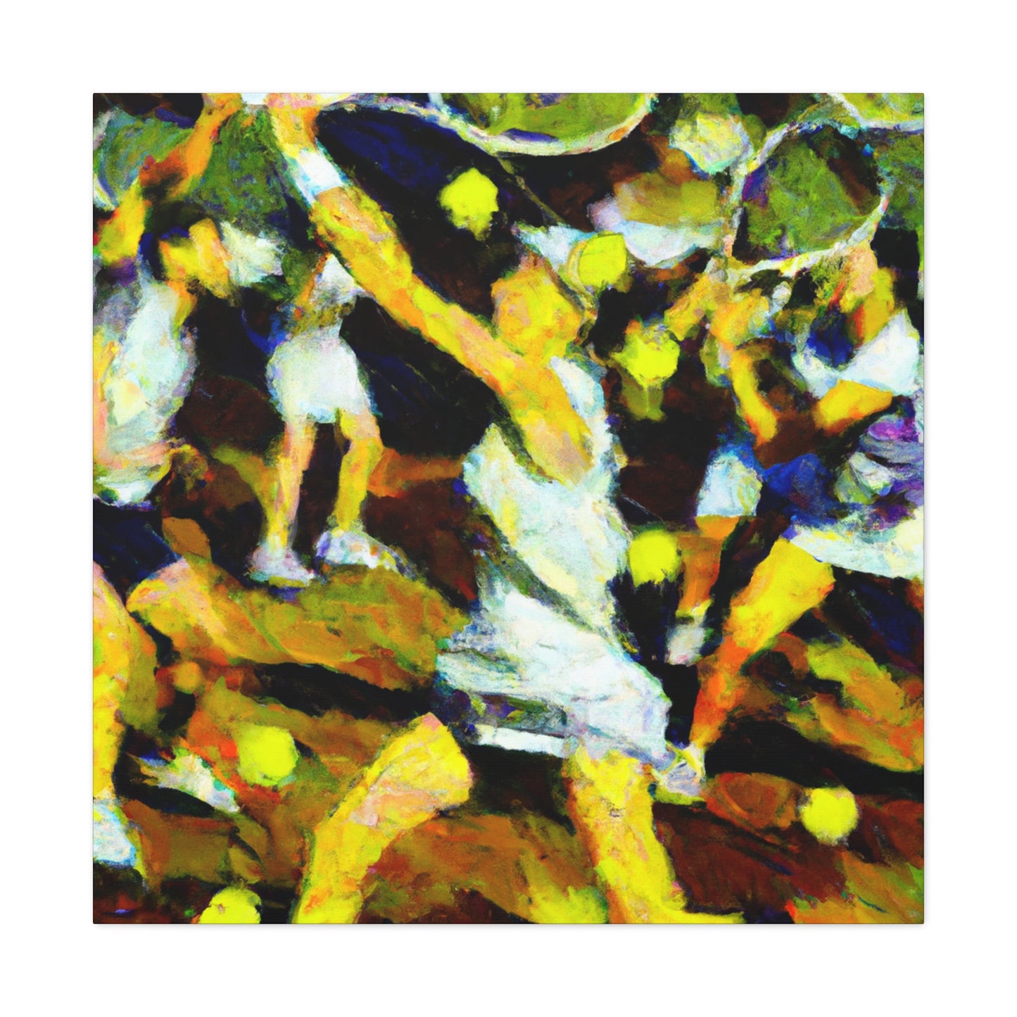 Tennis in Impressionism - Canvas