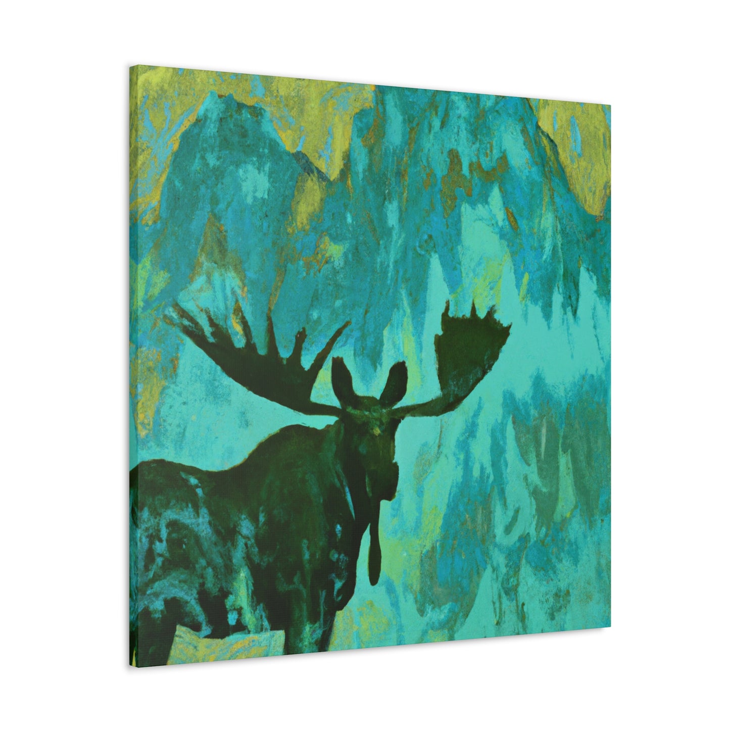 Moose in Expressionism - Canvas