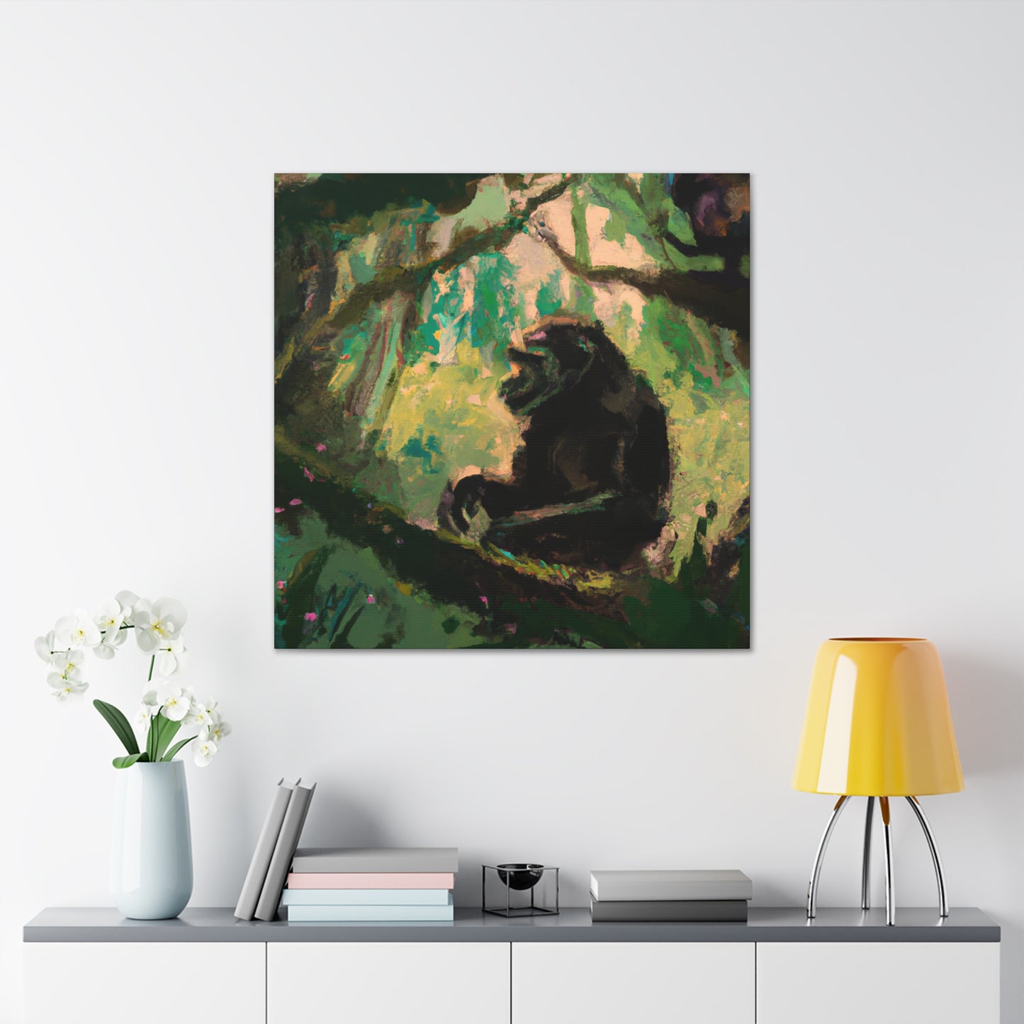 Chimpanzee Expressionistic Dream - Canvas