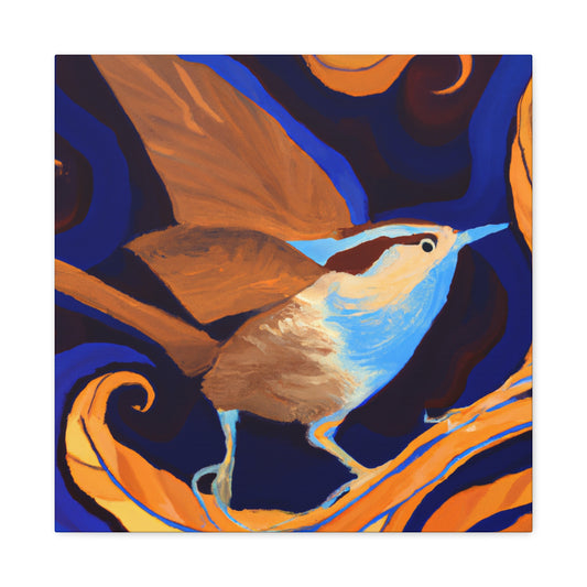 "Carolina Wren Opulence" - Canvas