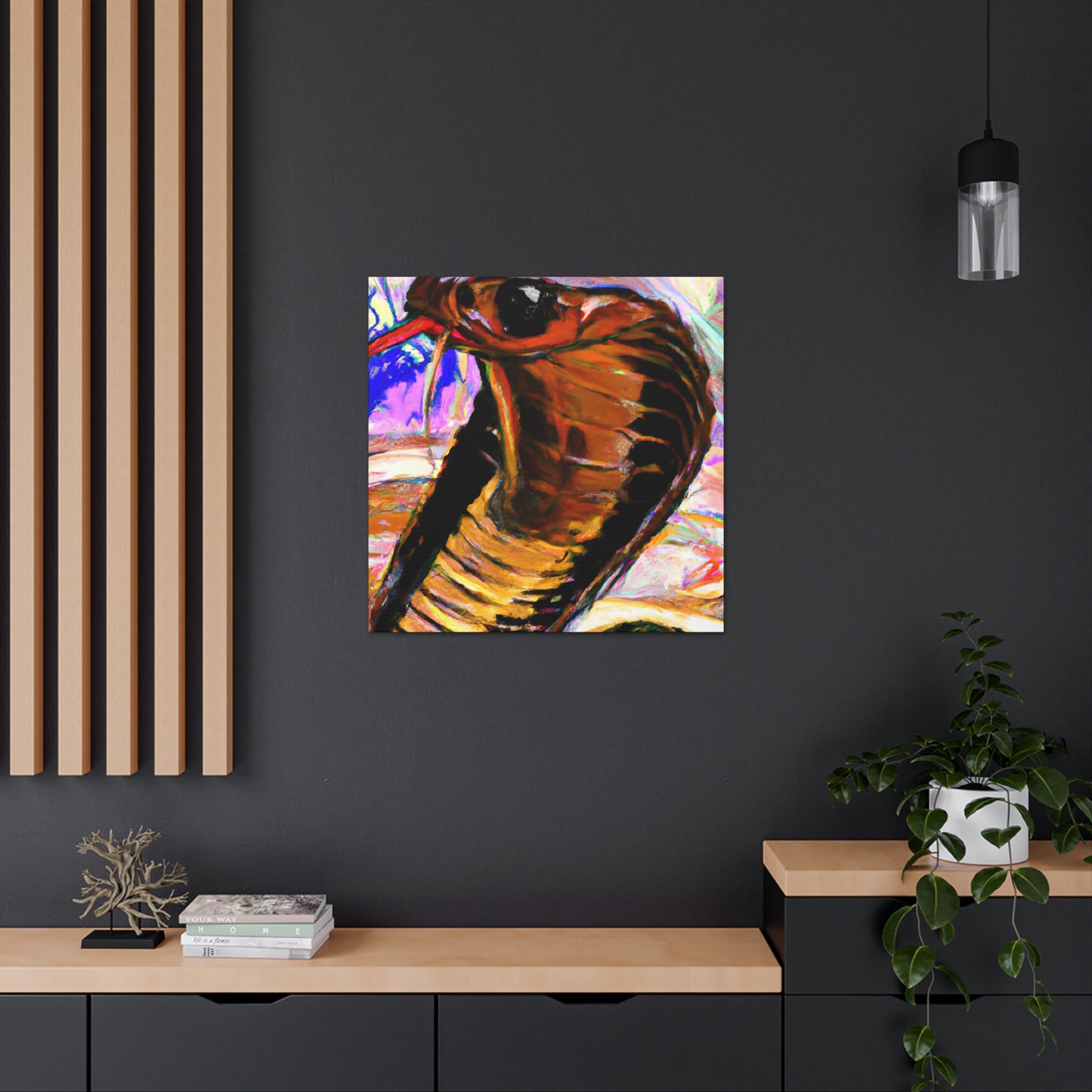 "King Cobra Surrealism" - Canvas