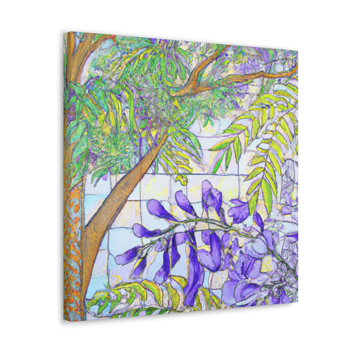 "Jacaranda in Moonlight" - Canvas