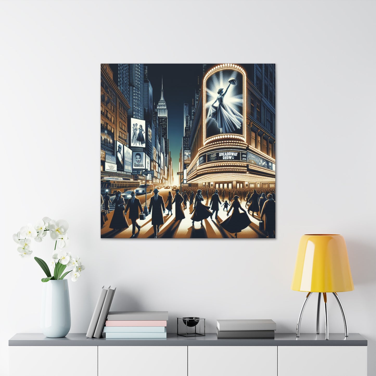 "Vivid Broadway Euphoria" - Canvas