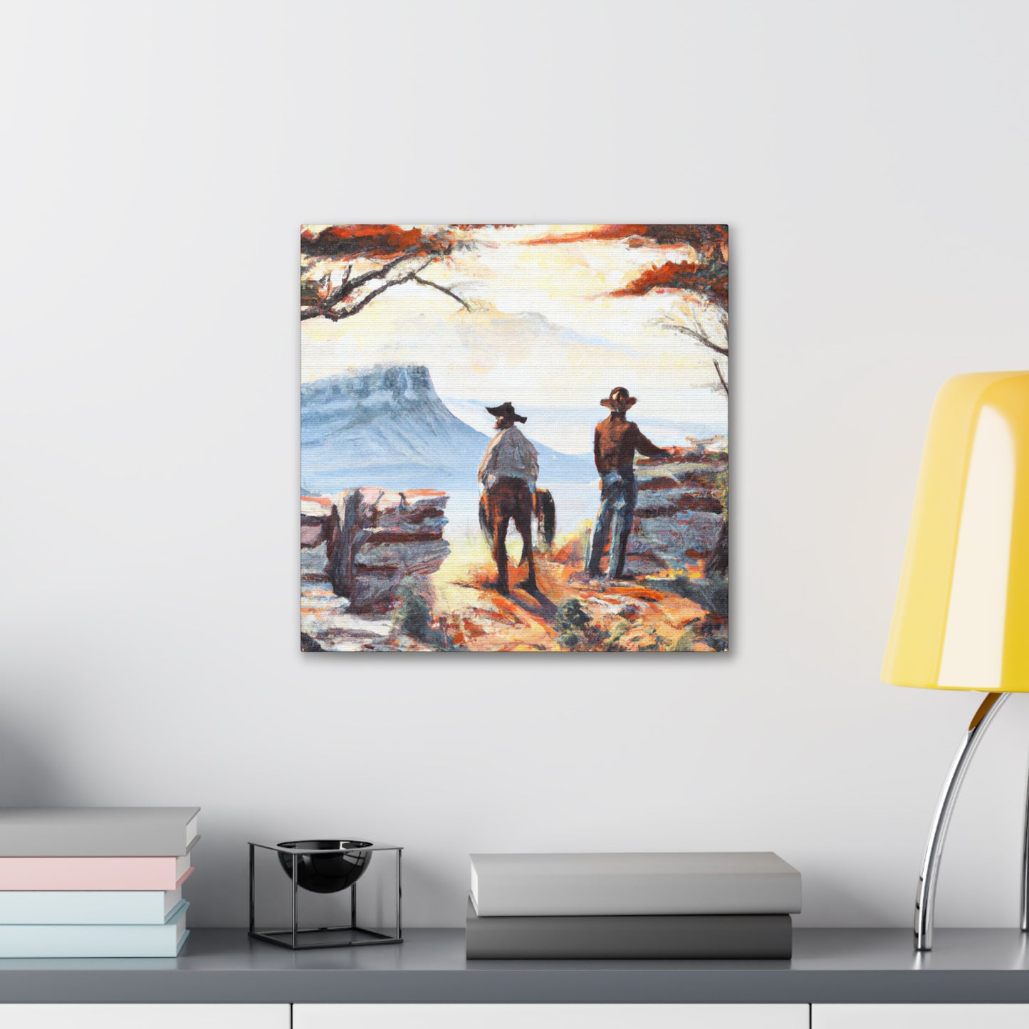 Western Plains Reminiscence - Canvas