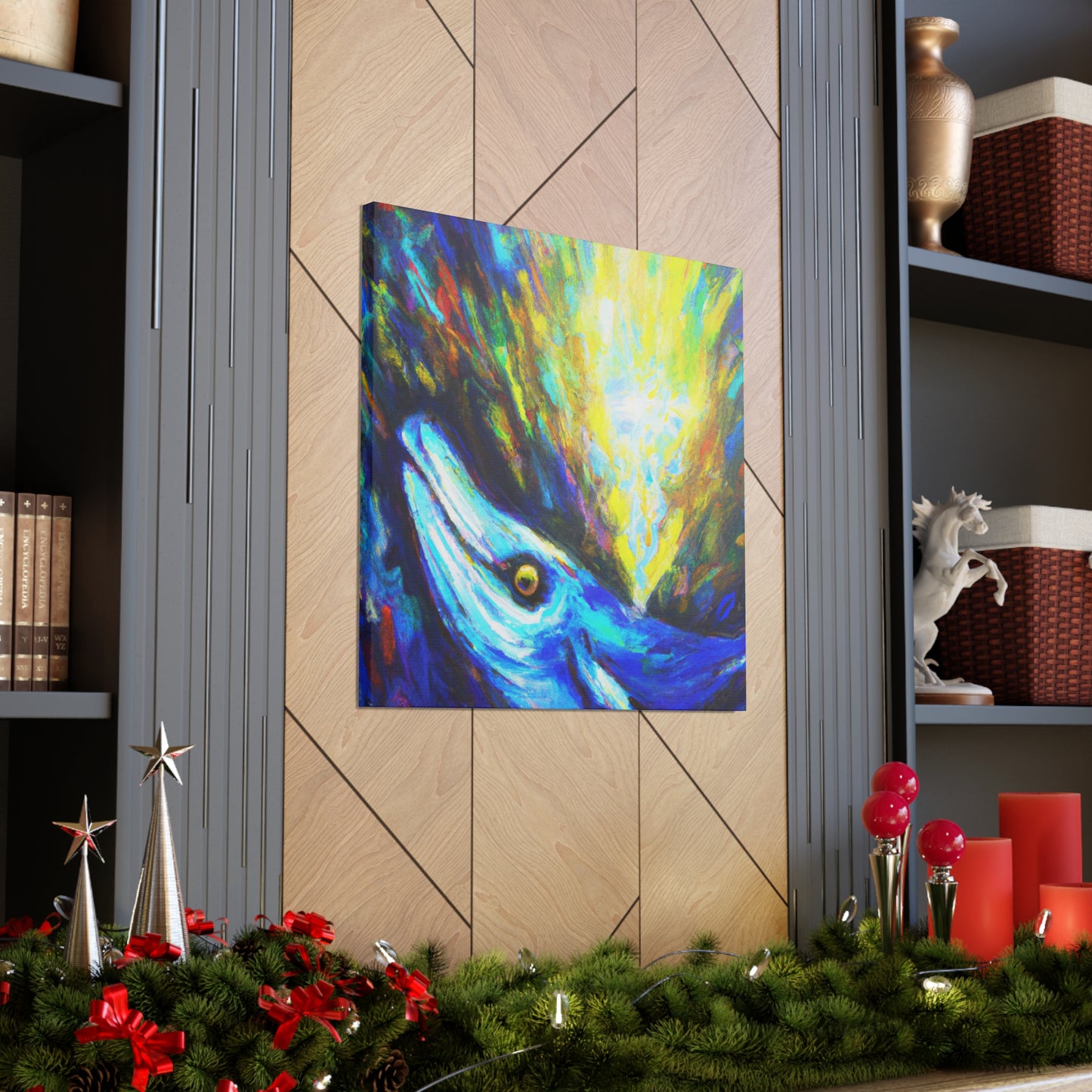 Whale Surrealism Dream - Canvas