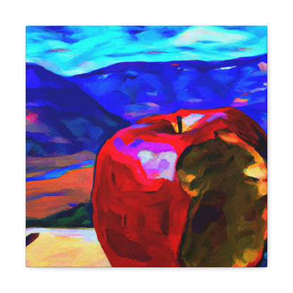 Apple Pop Reflection - Canvas