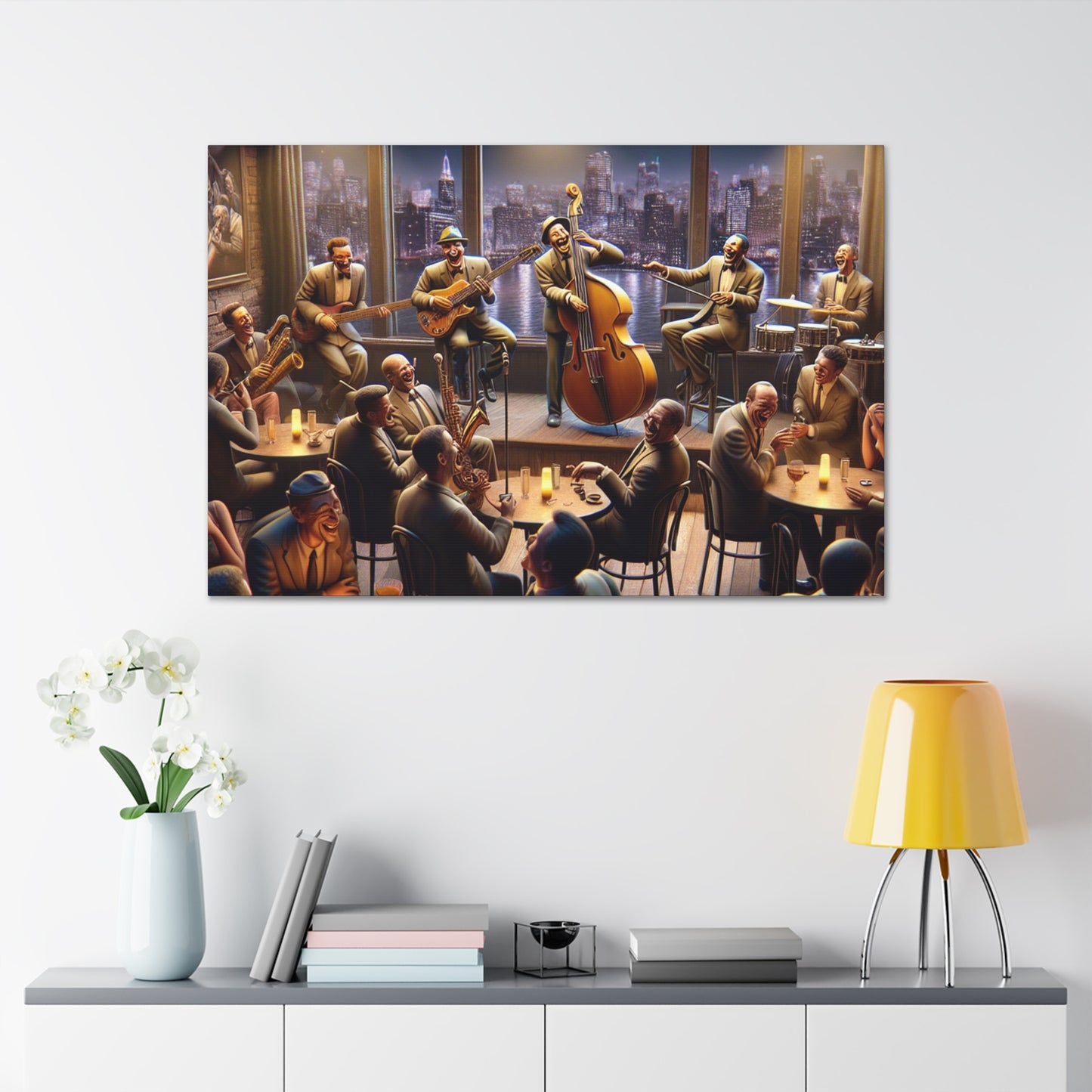 Euphonic Nightscape Reverie - Canvas