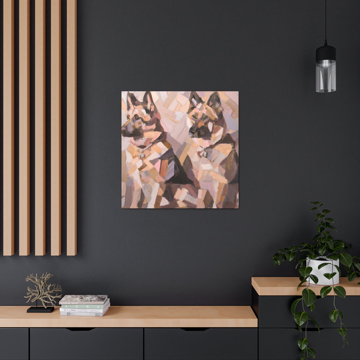 "The Loyal Shepherd's Gaze" - Canvas