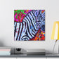 "Zebra Striped Wonder" - Canvas