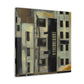 "Expressionist Cityscape Roar" - Canvas