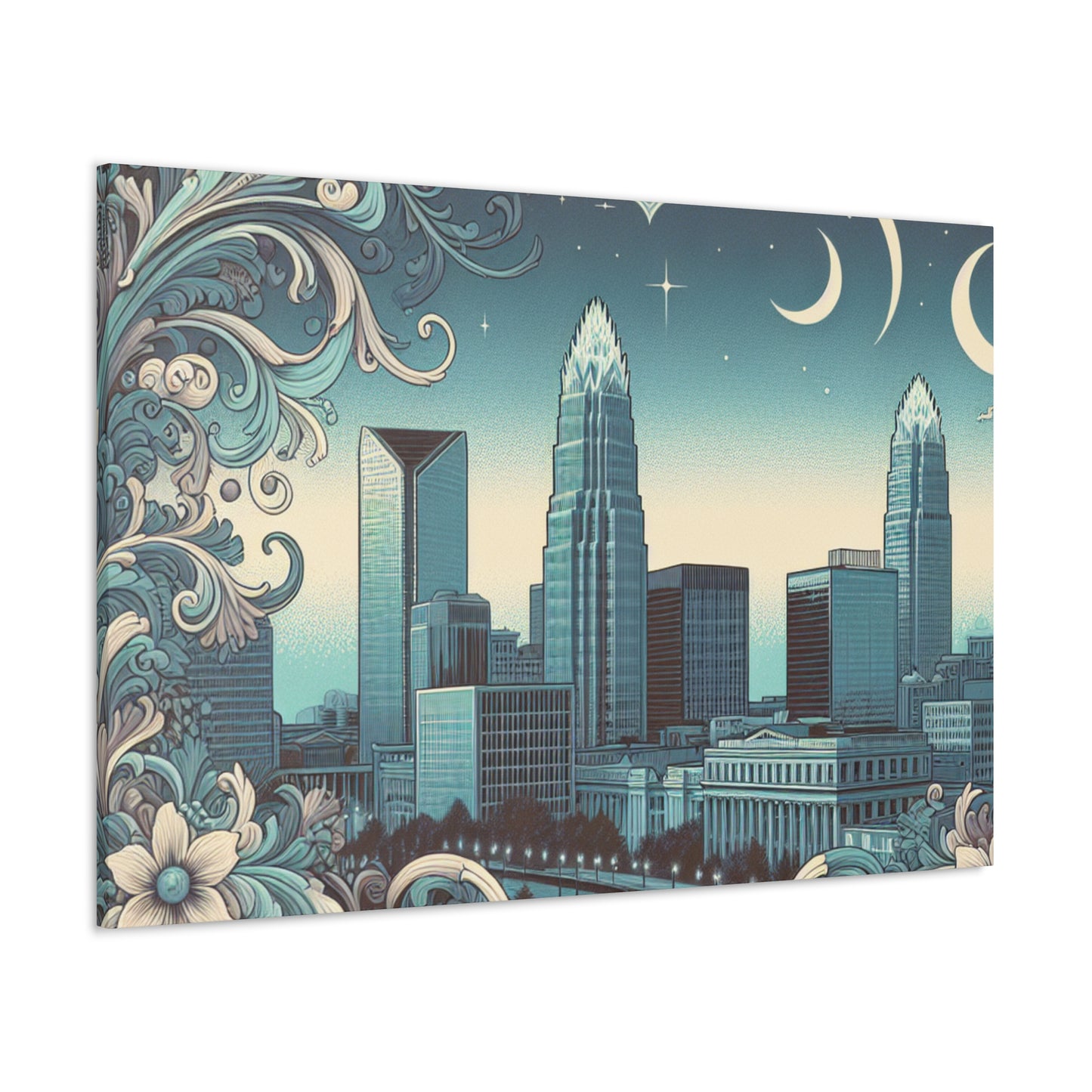 "Charlotte's Baroque Charm" - Canvas