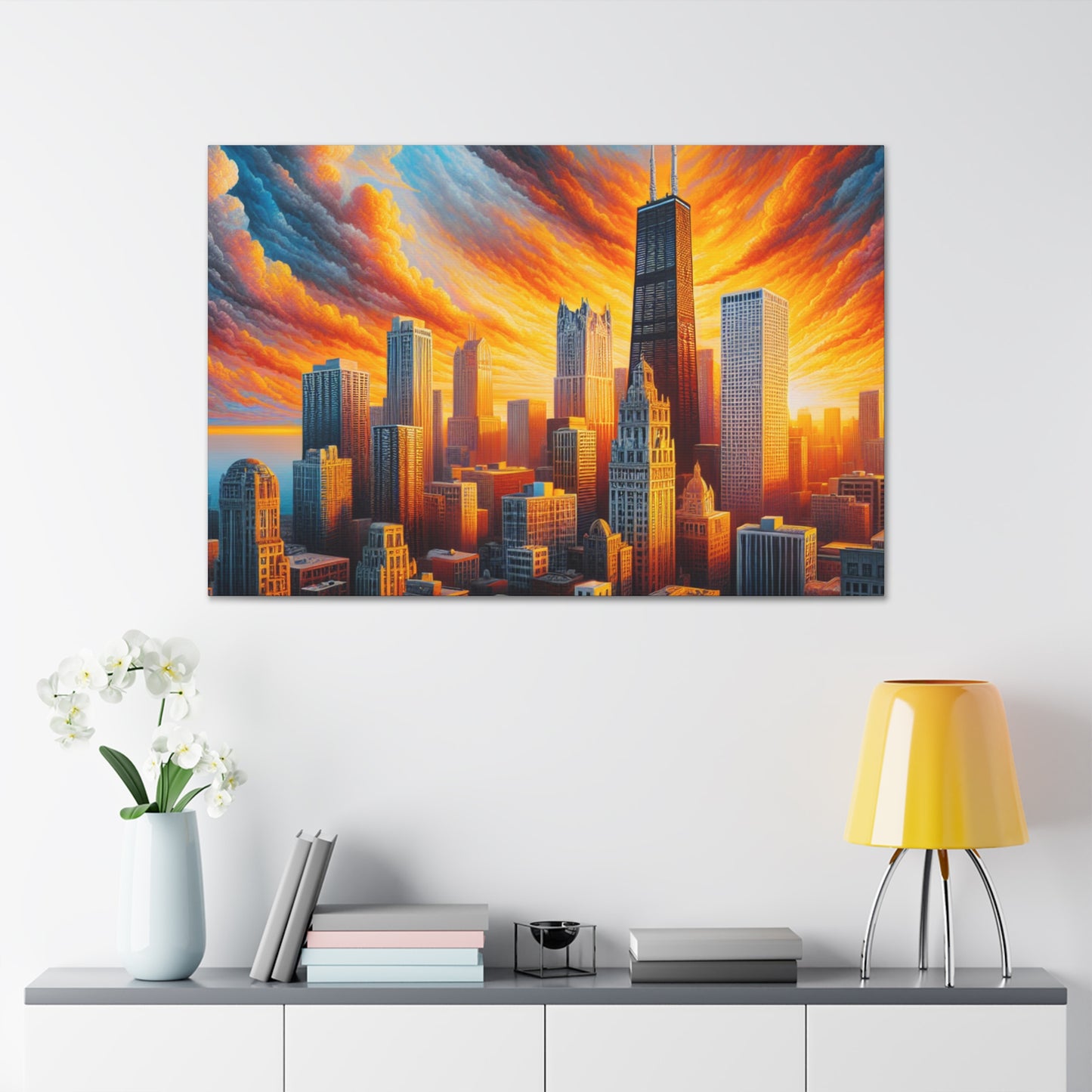 Midwest Metropolis Mural - Canvas