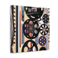 "Film Reels in Deco" - Canvas