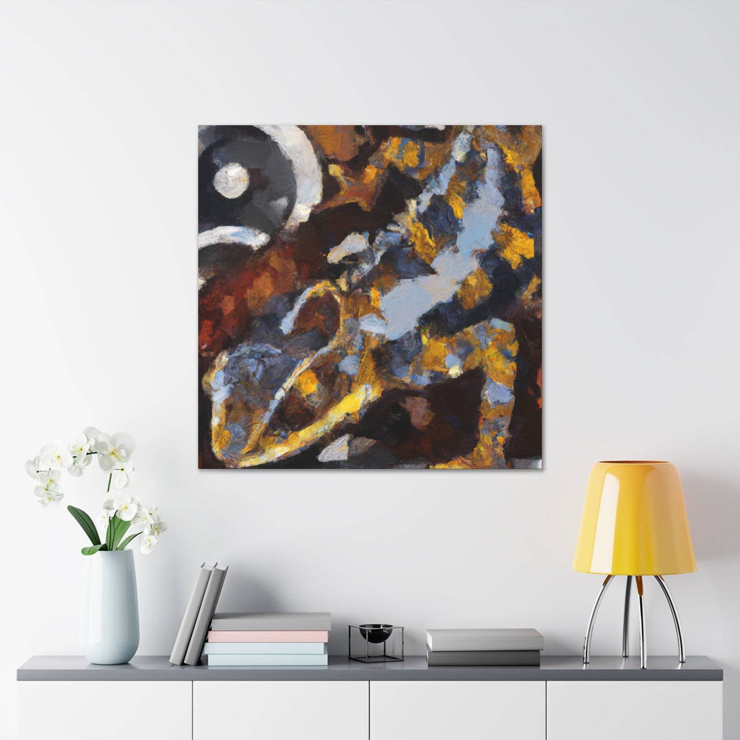 Frilled Lizard Impressionism - Canvas