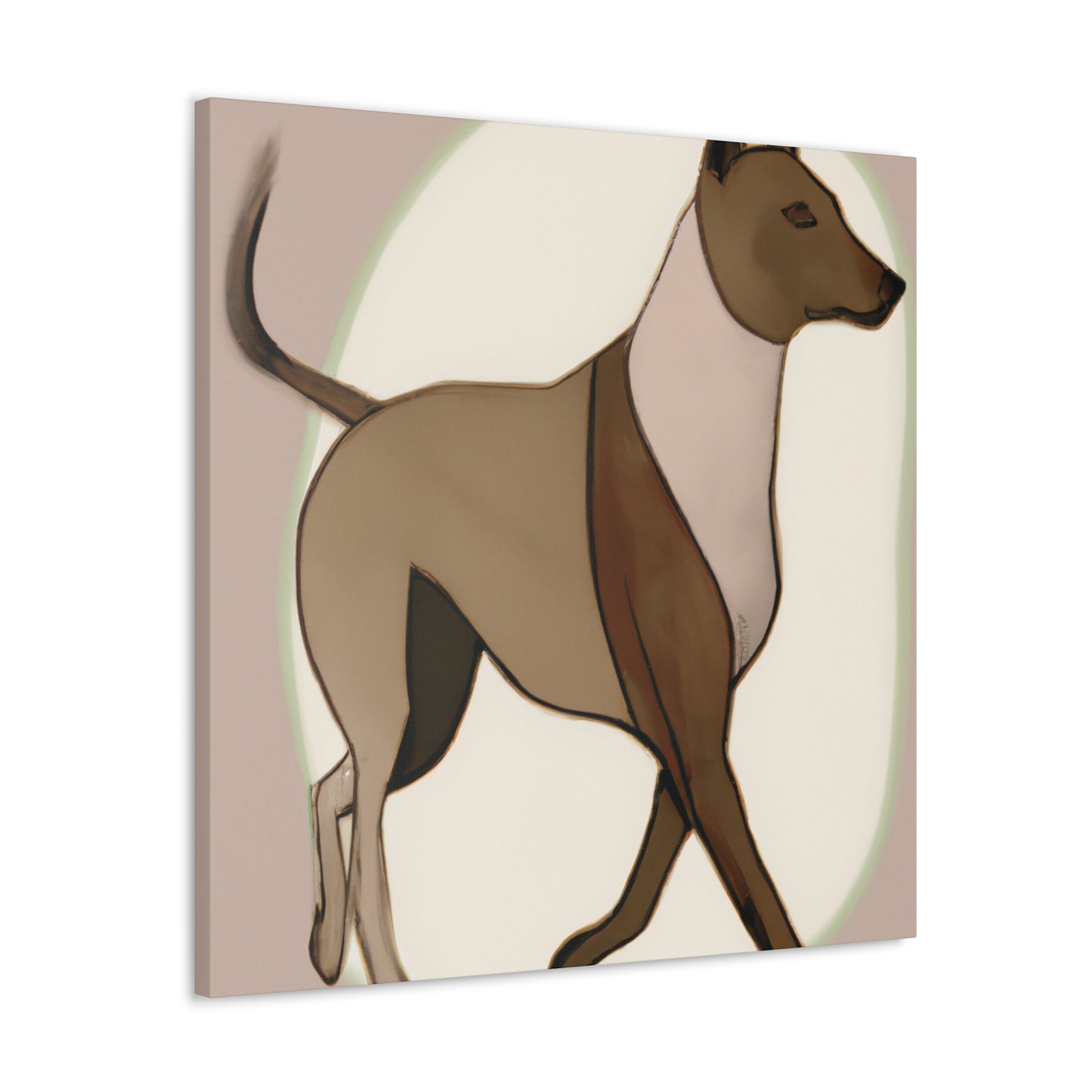 Dingo in Art Nouveau - Canvas