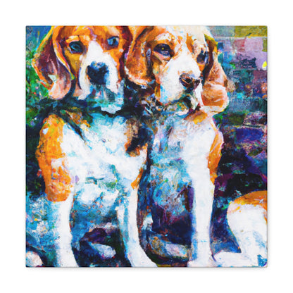 Beagle in the Meadow - Canvas