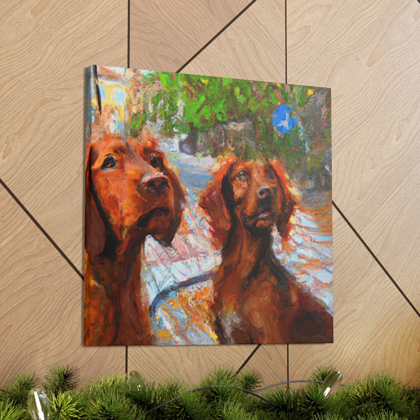 Irish Setter Portrait - Canvas