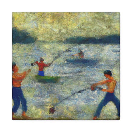 Fishing on the Banks - Canvas