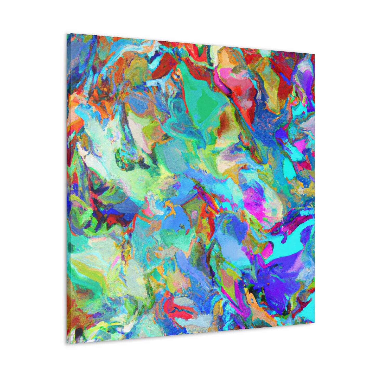 "Timeless Radiance Ablaze" - Canvas