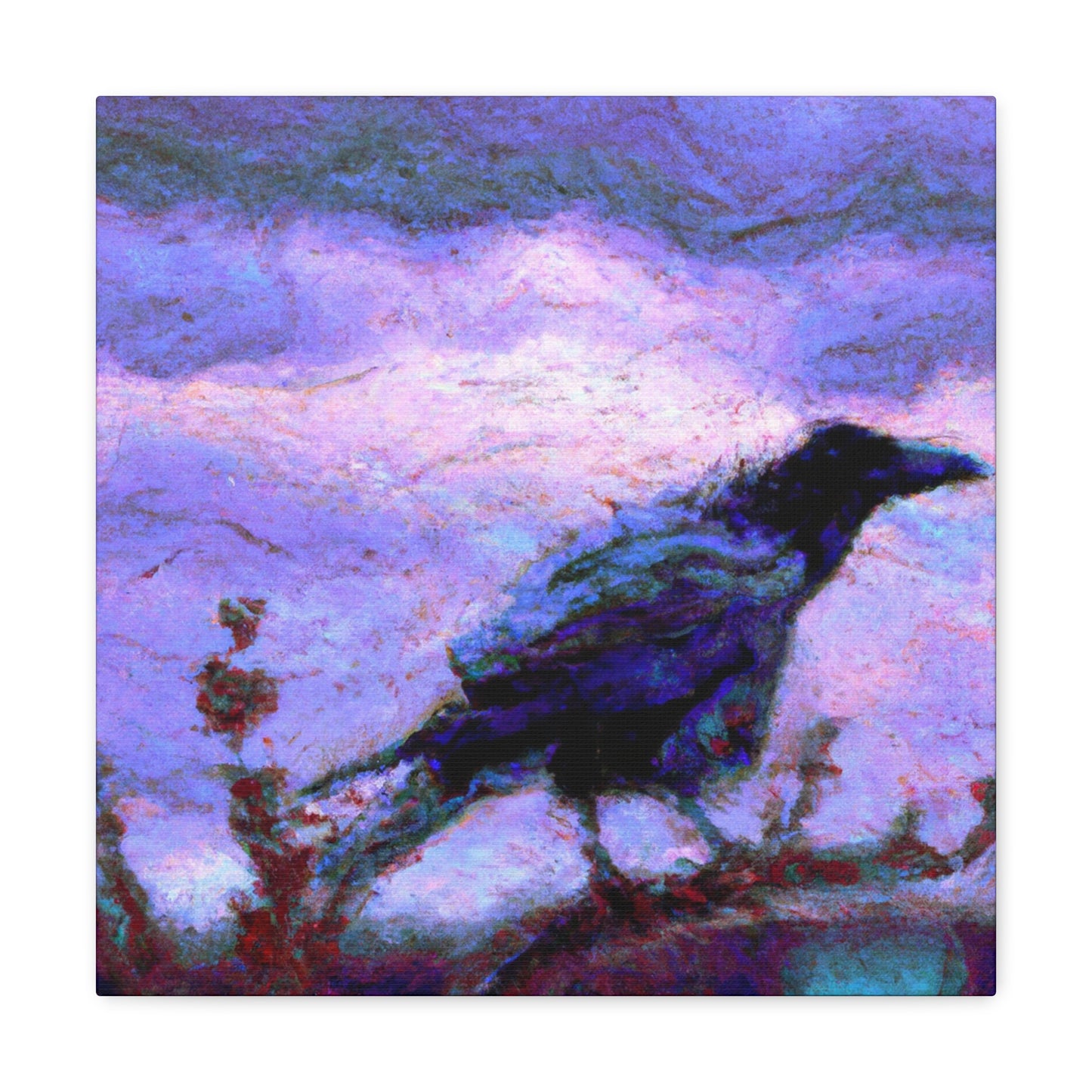 American Crows in Flight - Canvas