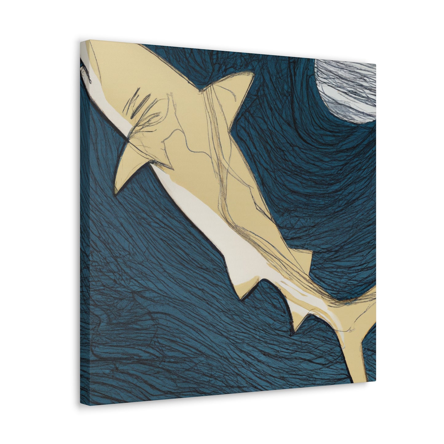 "The Shark's Dreamscape" - Canvas