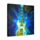 Electric Guitar Impressionism - Canvas