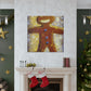 Gingerbread Man Dances - Canvas