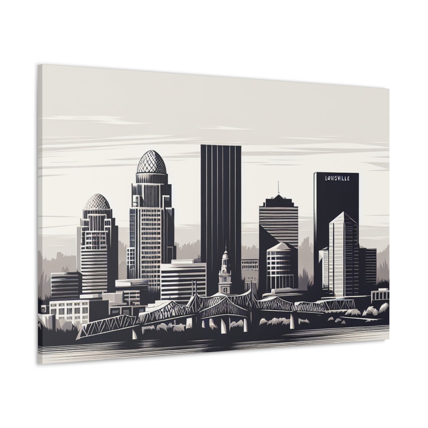 Rhythm of Louisville Streets - Canvas