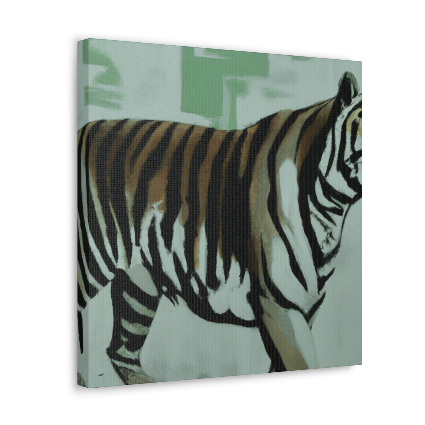 Bengal Tiger Roars - Canvas