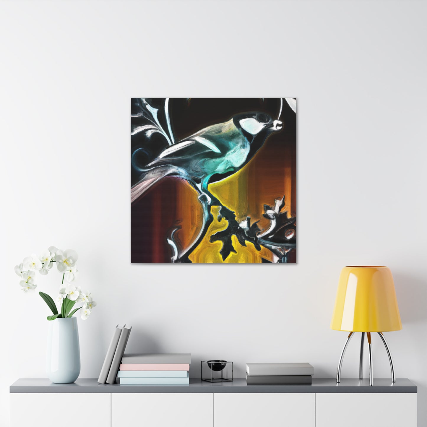 "Titmouse in Splendor" - Canvas