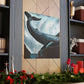 Whale in the Harbor - Canvas