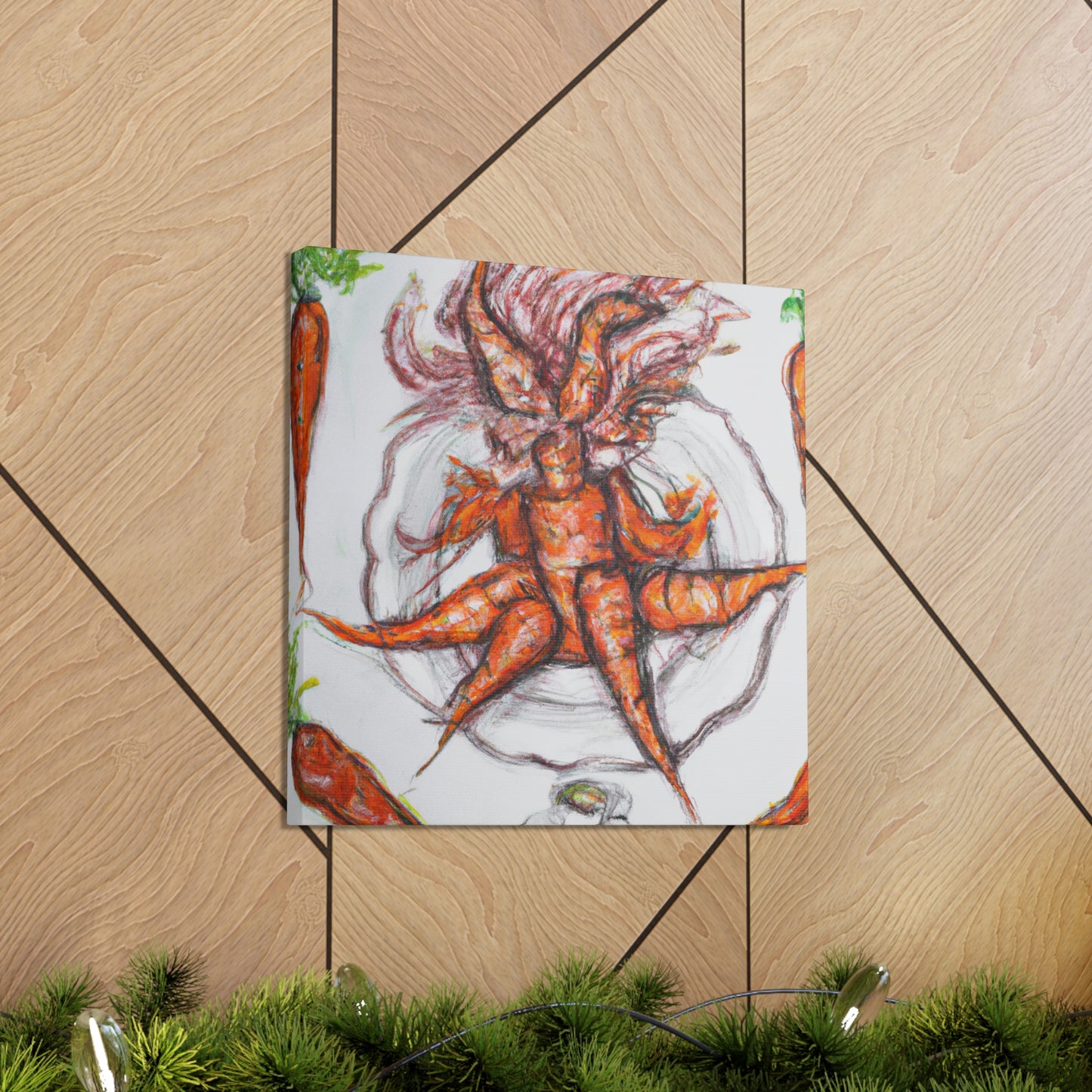 "Carrot Delightful Charm" - Canvas