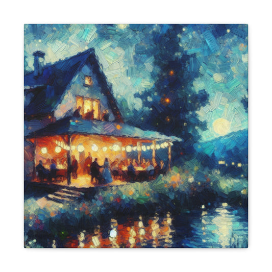 Dreamy Festive Gathering - Canvas