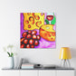 "Glorious Cheese and Grapes" - Canvas