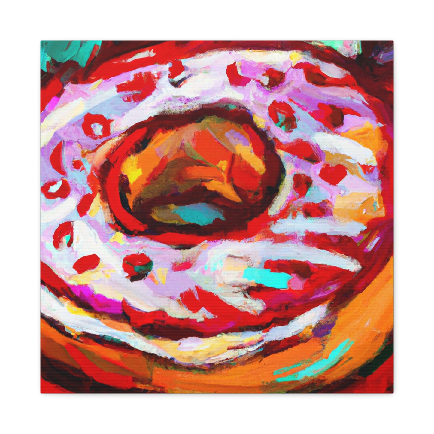 "The Sweet Delight Doughnut" - Canvas